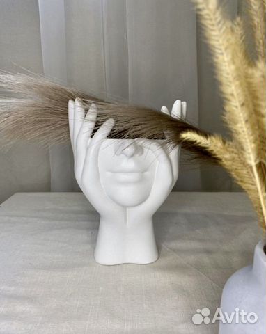 Кашпо из гипса