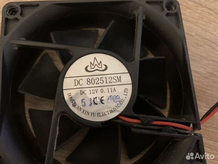 Корпусный вентилятор 80 мм