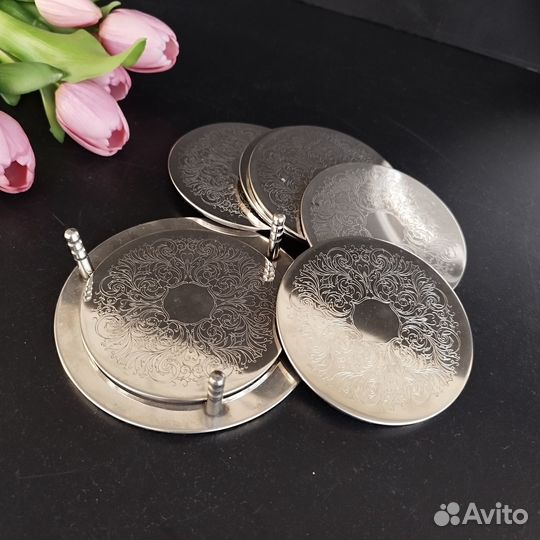 Бирдекели 6 шт серебрение