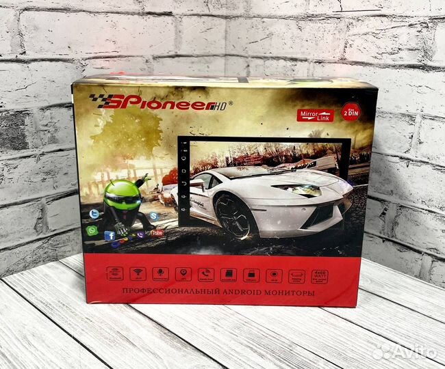 Магнитола Pioneer 2din 7