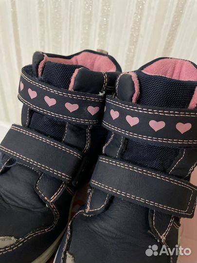 Ботинки теплые для девочки 28 размер