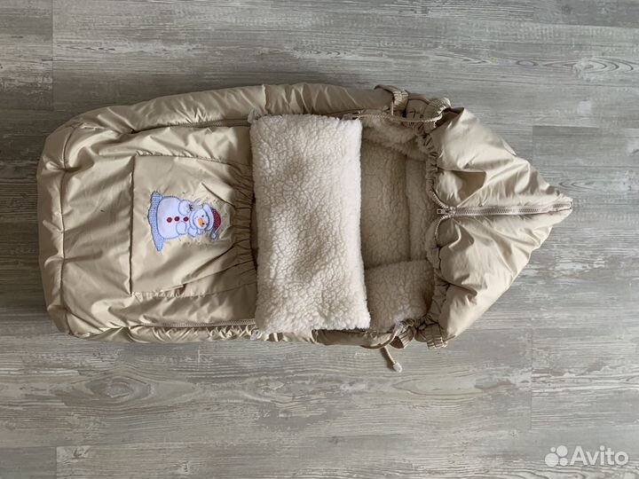 Зимний конверт в коляску или санки