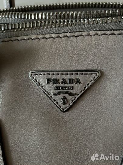 Сумка Prada Glace Calf Twin Pocket Tote Оригинал