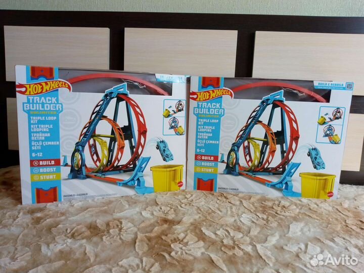 Новый Hot wheels Тройная петля GLC96 Оригинал