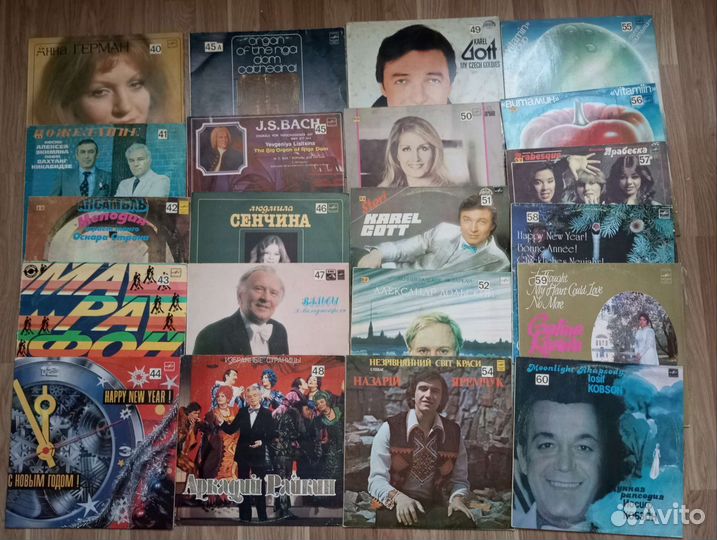 Виниловые грампластинки СССР