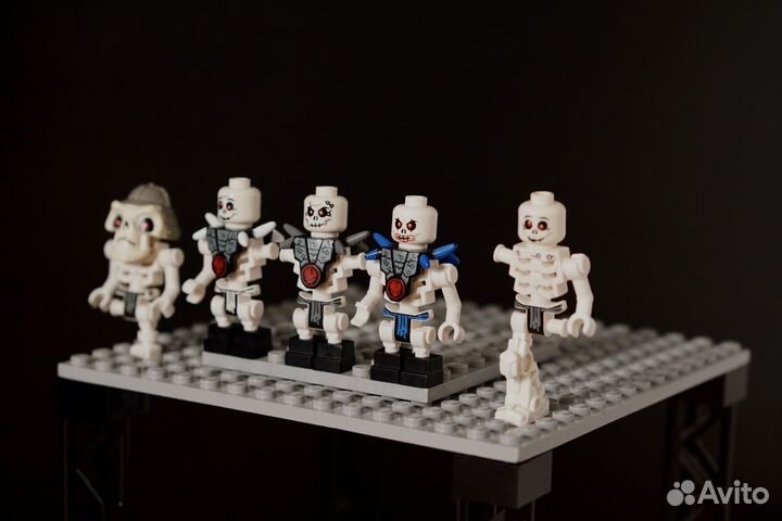 Lego ninjago минифигурки скелетов