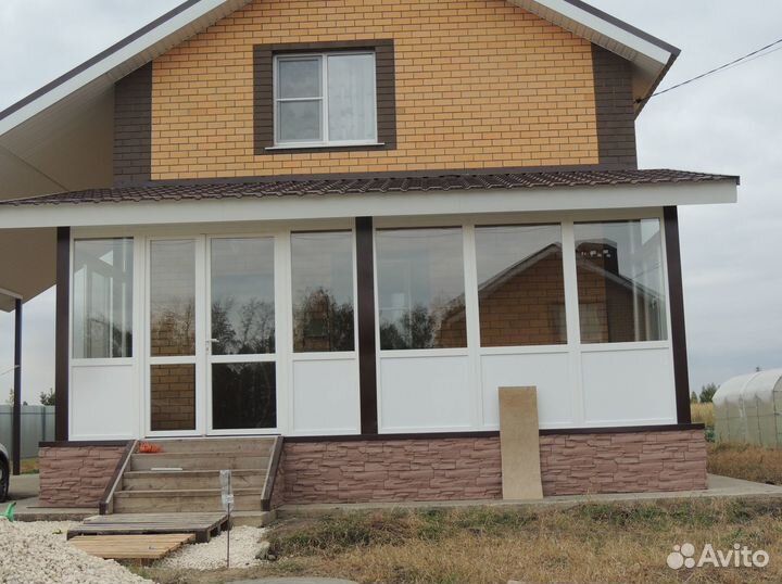 Остекление терассы теплое