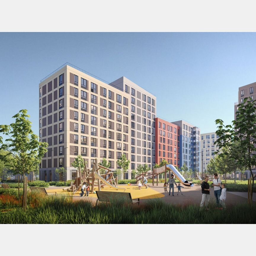 2-к. квартира, 57,6 м², 6/11 эт.