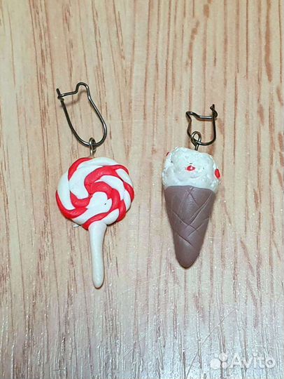 Серьги из пластики (полимерной глины)