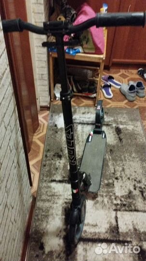 Самокат взрослый с амортизаторами
