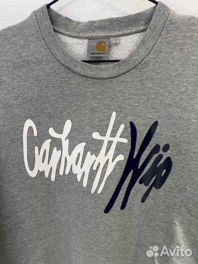 Carhartt wip wavy sweatshirt оригинал