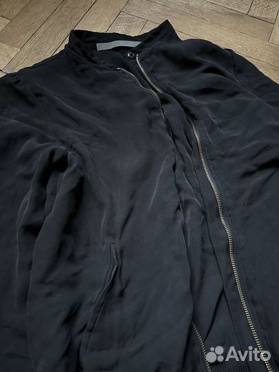 Бомбер / ветровка из шелка