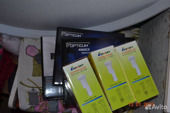 Новая спутниковая антенна на 3 спутника+3 ресивера