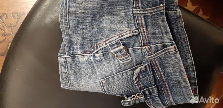 Джинсовые шорты на девочку 11-13 лет