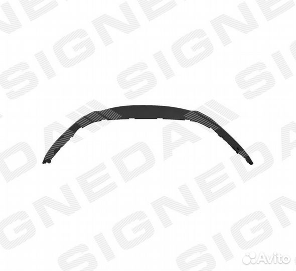 Спойлер переднего бампера Ford Edge