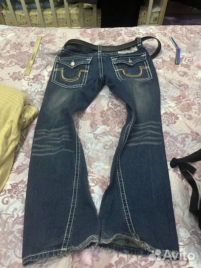 Джинсы true religion клеш