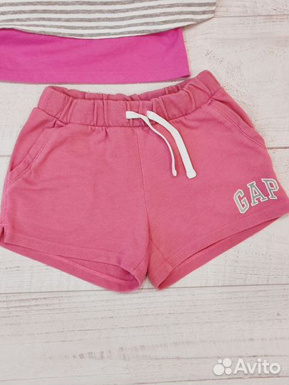 Шорты и футболка GAP 116-122 см