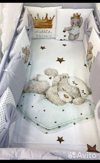 Комплект в детскую кроватку бортики