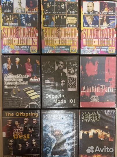 Музыка на DVD :хеви-метал,хард-рок,панк,глэм и др