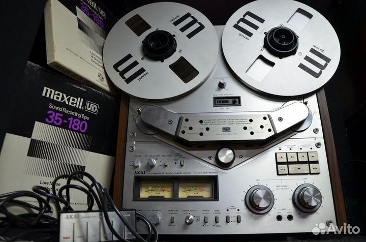 Катушечный магнитофон Akai GX-635D remote комплект