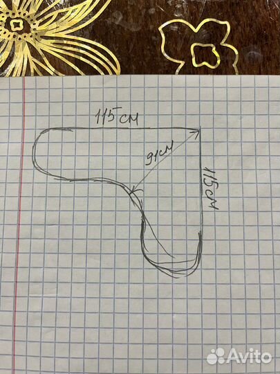 Угловой письменный стол бу