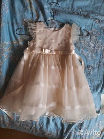 Нарядное платье для девочки 92