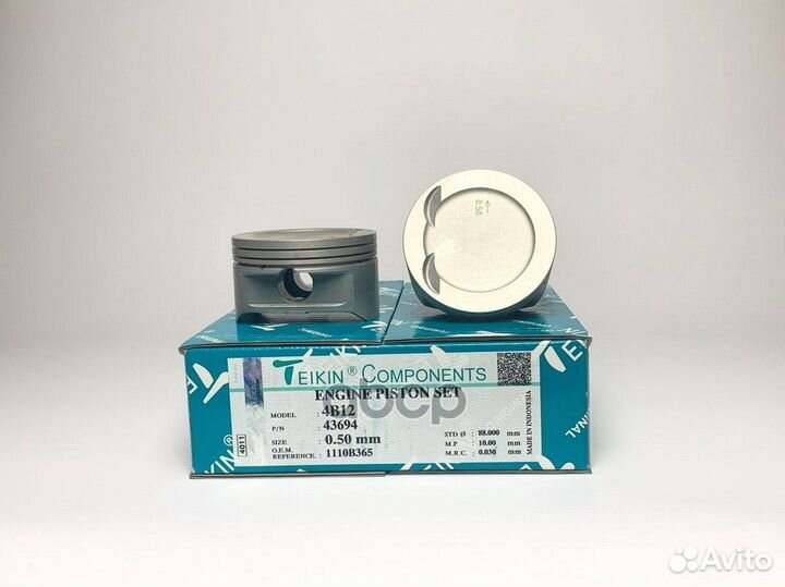 Поршни (к-т 4 шт) mitsubishi lancer/outlander 4B12