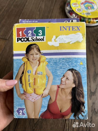 Жилет для плавания 3-6 лет intex