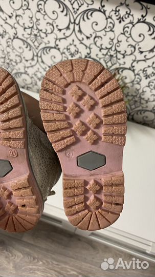 Ботинки демисезонные для девочки 21 размер