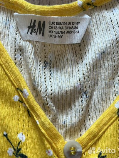 Топ с коротким рукавом h&m