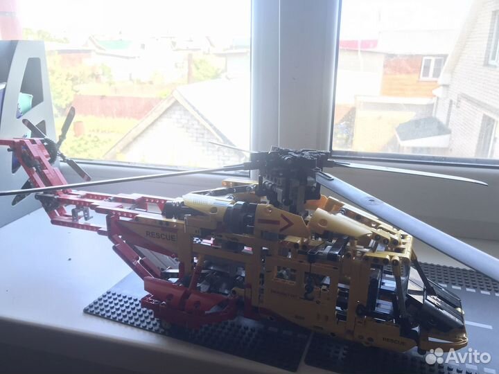 Lego technic вертолет