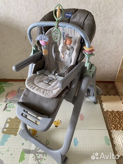 Стульчик для кормления chicco polly magic relax