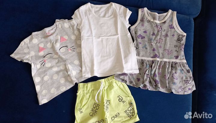 Пакет вещей на девочку 86-92