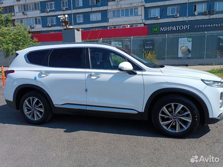 Hyundai Santa Fe 2.2 AT, 2019, 105 000 км