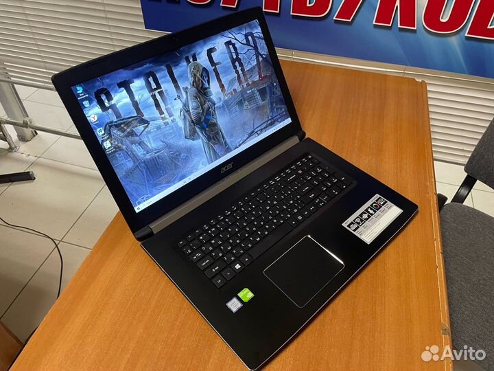 Мощнейший игровой ноутбук Acer 17