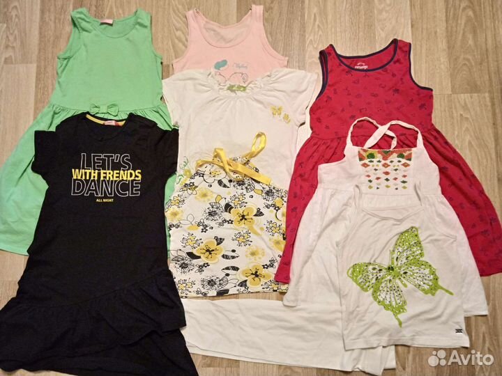 Вещи пакетом для девочки 134-140