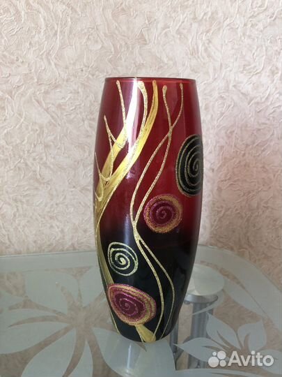 Ваза цветное стекло