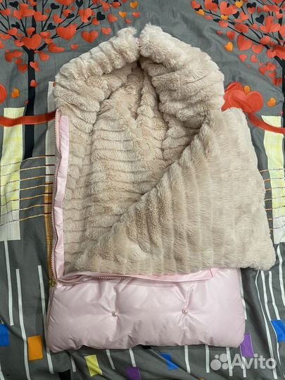 Конверт на выписку зимний для девочки