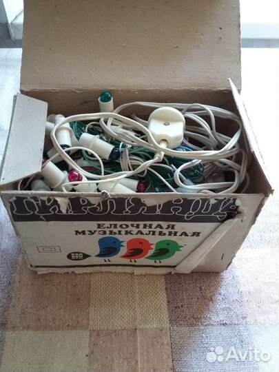 Ёлочная музыкальная гирлянда СССР