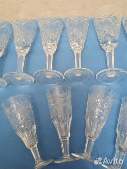 Фужеры хрустальные СССР