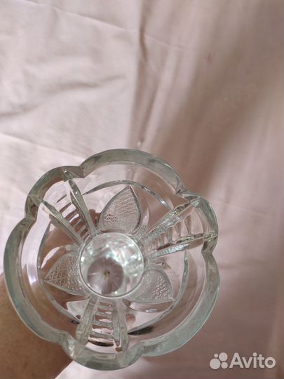Ваза хрустальная СССР 19 см