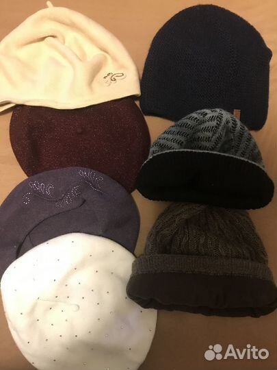 Шапки, береты 7 шт