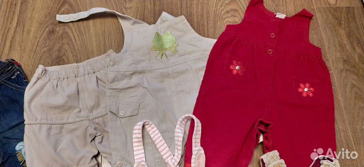 Огромный пакет вещей на девочку 68 74 80