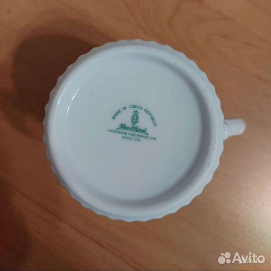 Кофейный сервиз на 4 персоны, перламутр, Коростень