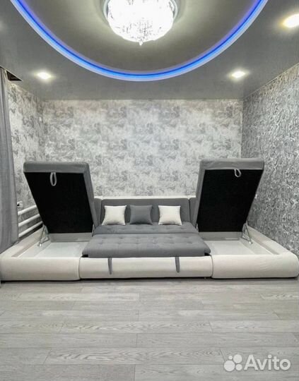 Диван п образный