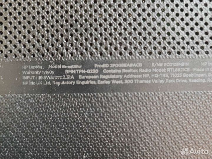 Ноутбук HP