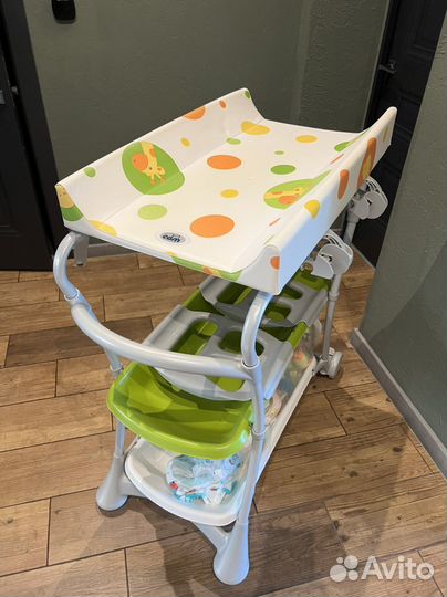 Пеленальный столик с ванночкой cam