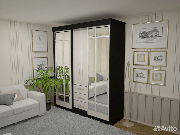 Шкаф-купе Розмарин комби