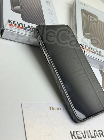 Чехол на iPhone 15 Pro/Pro Max Kevlar Titanium