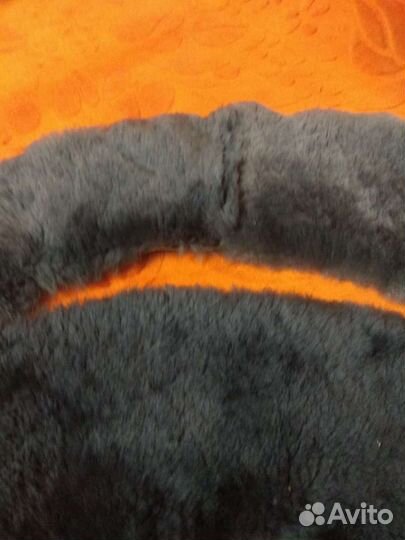 Воротник из меха мутон